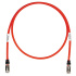 Panduit Cable Patch Cat6a S/FTP Blindado RJ-45 Macho - RJ-45 Macho, 2.7 Metros, Rojo  1