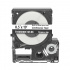 Panduit Cinta T050X000C1M-BK Negro sobre Blanco, Transferencia Térmica, 12 mm x 6 Metros, 1 Rollo