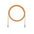 Panduit Cable Patch Cat6a UTP RJ-45 Macho - RJ-45 Macho, 20cm, Naranja  1
