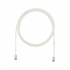 Panduit Cable Patch Cat6a UTP RJ-45 Macho - RJ-45 Macho, 50cm, Blanco