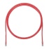 Panduit Cable Patch Cat6a UTP RJ-45 Macho - RJ-45 Macho, 3 Metros, Rojo  1