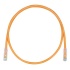Panduit Cable Patch Cat6 UTP con TX6 Plus, Macho RJ-45 - Macho RJ-45, 90cm, Naranja