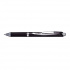 Pentel Bolígrafo Retráctil BLP77-A, Punto Mediano 0.7mm, Negro, 12 Piezas 