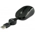 Mouse Perfect Choice Optico PC-044079 Retractil Negro