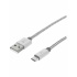 Perfect Choice Cable USB-C Macho - USB A Macho, 1 Metros, Gris/Blanco  2