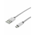 Perfect Choice Cable Micro USB A Macho - USB A Macho, 1 Metros, Gris/Blanco  3