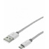 Perfect Choice Cable Micro USB A Macho - USB A Macho, 1 Metros, Gris/Blanco  4