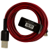 Perfect Choice Cable USB A Macho - USB C Macho, 2 Metros, Negro/Rojo  3