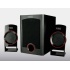 Perfect Choice Bocinas con Subwoofer Zen,PC-111733,  Alámbrico, 2.1, 13W RMS, 1000W PMPO, Negro - Imagen adicional 1