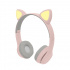Perfect Choice Audífonos para Niños Catto, Bluetooth, Alámbrico/Inalámbrico, 3.5mm, Rosa  1