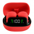 Perfect Choice Audífonos Intrauriculares con Micrófono TWS Mini Tiny Beats, Inalámbrico, Bluetooth, USB-C, Rojo  1