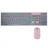 Kit de Teclado y Mouse Perfect Choice PC-201069, Inalámbrico, Rosa (Español)  4