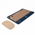 Kit de Teclado y Mouse Perfect Choice Genova, Inalámbrico, RF Inalámbrico + Bluetooth, Azul (Español)  4