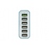 Perfect Choice Cargador USB PC-240693, 5V, 6x USB 2.0, Azul  4