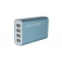 Perfect Choice Cargador USB PC-240761, 4x USB 2.0, 5V, Azul  5