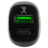 Perfect Choice Cargador para Auto PC-240884, 24V, 1x USB-C, 1x USB-A, Negro  1