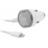 Perfect Choice Cargador de Auto para iPad/iPad Mini/iPhone 5, Blanco