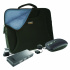 Perfect Choice Kit 3 en 1 para Netbook, Funda 10'' + Ratón + USB Hub, Negro/Gris