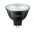 Philips Foco LED Regulable 7.3MR16/LED/827/F25/DIM 12V, Blanco, Base GU5.3, 7.3W, 515 Lúmenes, 1 Pieza
