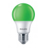 Philips Foco LED 929001998571, Luz Verde, Base E27, 8W, Blanco  1