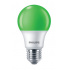 Philips Foco LED 929001998571, Luz Verde, Base E27, 8W, Blanco, 80% vs Foco Tradicional 60W  1