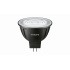 Philips Foco LED MR16, Luz Blanco Cálido, Base GU5.3, 7W, 515 Lúmenes, Negro  1