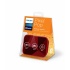 Philips Bocina Portátil PixelPop, Bluetooth, Alámbrico/Inalámbrico, 4W RMS, Rojo - Resistente al Agua  3