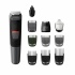 Philips Recortadora Multigroom series 5000, 11 Peines, Negro/Gris  1