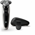 Philips Rasuradora SHAVER Series 9000, 3 Cabezas, Negro/Plata  1