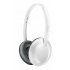 Philips Audífonos con Micrófono SHB4405WT/00, Alámbrico, Bluetooth, Blanco  1