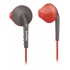 Philips Audifonos Intrauriculares Deportivos ActionFit, Alámbrico, 1 Metro, 3.5mm, Gris/Naranja  1