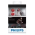 Philips Audifonos Intrauriculares Deportivos ActionFit, Alámbrico, 1 Metro, 3.5mm, Gris/Naranja  2