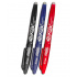 Pilot Bolígrafo de Gel Borrable FriXion, Punto Fino,  Negro, 12 Piezas