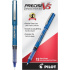 Pilot Bolígrafo Precise V5, Punto Extra Fino 0.5mm, Azul, 12 Piezas