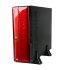 Gabinete Pixxo CM-8102, micro-ATX/mini-iTX, USB 2.0, con Fuente de 450W, Negro/Rojo  1