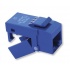 Platinum Tools Conector EZ-SnapJack Cat5e, Azul