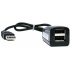 Plugable Hub USB 2.0 Macho - 2x USB Hembra, 480Mbit/s, Negro  1