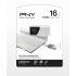 Memoria USB PNY Compact Attaché, 16GB, USB 2.0, Negro/Blanco  3