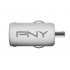 PNY Cargador para Auto P-P-DC-UF-W01-GE, 5V, USB 2.0, Blanco - Imagen adicional 1