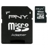 Memoria Flash PNY, 16GB microSDHC Clase 4, con Adaptador  1
