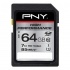 Memoria Flash PNY High Performance, 64GB SDXC Clase 10  1