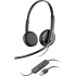 Poly Audífonos con Micrófono Blackwire Binaural C325, Alámbrico, USB, Negro  1