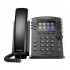 Poly Teléfono IP con Pantalla 3.5" VVX 411, 12 Lineas, Altavoz, Negro  1