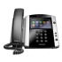 Poly Teléfono IP con Pantalla LCD 4.3'' VVX 601, 16 Líneas, Altavoz, Negro  1