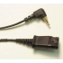Plantornics Cable Quick Disconnect (QD) - 2.5mm, 3 Metros, Negro  1