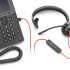 Poly Monoaural con Micrófono Blackwire 3310, Alámbrico, USB-A, Negro  2