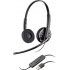 Poly Audífonos con Micrófono Blackwire Binaural C320-M, Alámbrico, USB, Negro  2