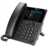 Poly Teléfono IP con Pantalla LCD 3.5" VVX 350, 6 Líneas, Altavoz, Negro  1