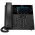 Poly Teléfono IP con Pantalla LCD 4.3" VVX 450, 12 Líneas, Altavoz, Negro  1