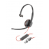 Poly Monoaural Blackwire C3210, Alámbrico, USB-A/USB-C - Imagen adicional 1